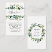 Carte D'accompagnement Douche d'écran de montage (Devant / Derrière)