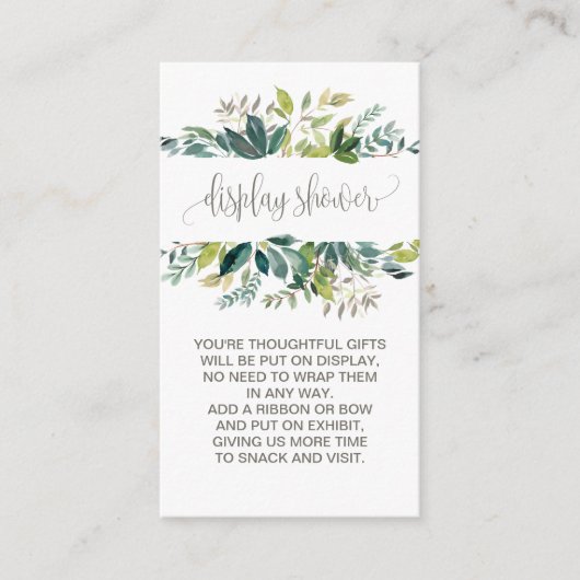 Carte D'accompagnement Douche d'écran de montage (Devant)