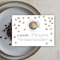 Douche nuptiale café Recette pour la mariée à être