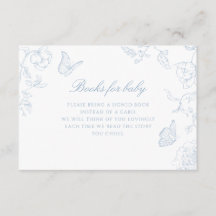 Doux Dusty Blue Chinoiserie Livres pour bébé