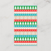 Carte D'accompagnement Doux moche Baby shower de Noël Déchets Raffle (Dos)