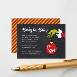 Carte D'accompagnement Dr Seuss Oh Boy Grinch Books for Baby