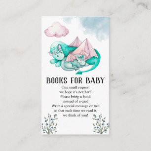 Carte D'accompagnement Dragon Family Baby showers Livres Pour Bébé