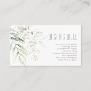 Carte D'accompagnement Dreamy Green Wishing Well V2 Green/Blue ID817