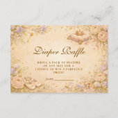 Carte D'accompagnement Dreamy Princess Star Diapper Raffle (Devant)