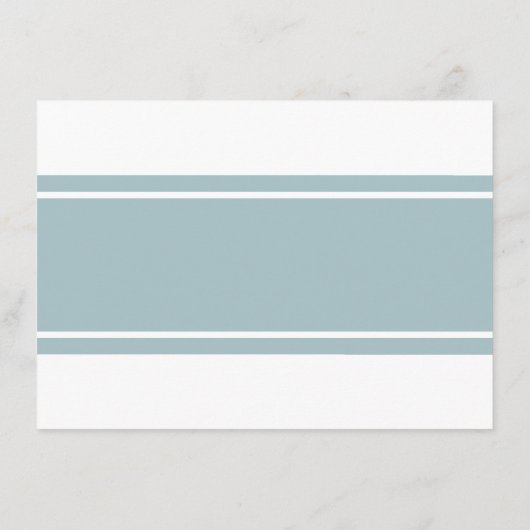 Carte D'accompagnement Duck Egg Blue Modern Mariage Détail (Dos)