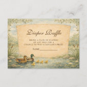 Carte D'accompagnement Duckling Pond Diapper Raffle (Devant)