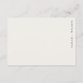 Carte D'accompagnement Dusky Cruise Ship Palm Seascape Réception de maria (Dos)