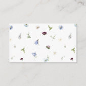 Carte D'accompagnement Dusty Blue Fleur sauvage S'Il Vous Plaît Apporter  (Dos)