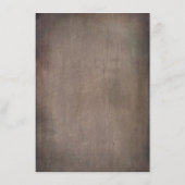 Carte D'accompagnement Dusty Blue Floral Rustic Mariage Information Invit (Dos)