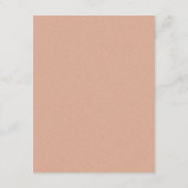 Carte D'accompagnement Dusty Rose Minimalist Arch Botanical Wedding (Dos)