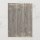 Carte D'accompagnement Dusty Rose Rustic Mariage campagnard Détails (Dos)