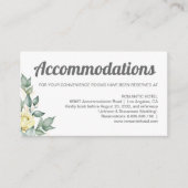 Carte D'accompagnement Eau bleue de classe contemporaine (Devant)