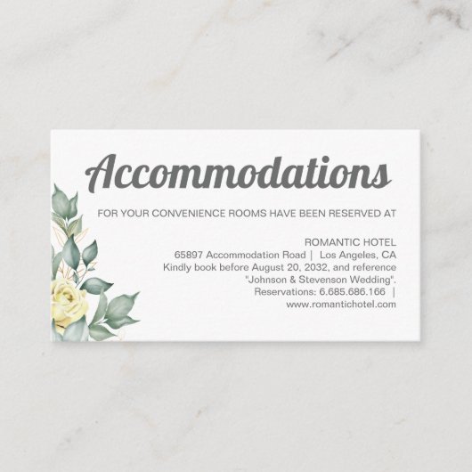 Carte D'accompagnement Eau bleue de classe contemporaine (Devant)