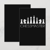 Carte D'accompagnement Échecs - Chessmaster (Devant / Derrière)