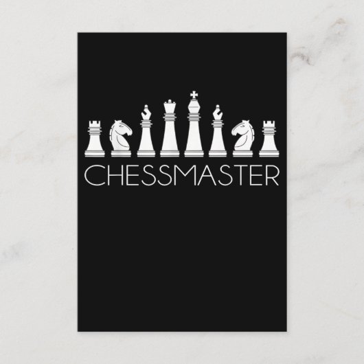 Carte D'accompagnement Échecs - Chessmaster (Devant)