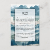 Carte D'accompagnement Échos à travers les pins bruyants (Devant)