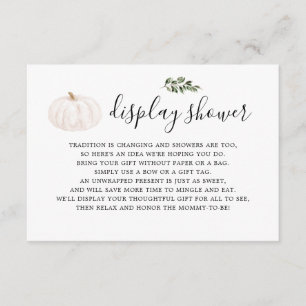 Carte D'accompagnement Écran Citrouille de l'automne verdoyant