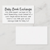 Carte D'accompagnement Écriture manuscrite de mignonne enfant Échange de  (Devant / Derrière)