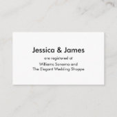 Carte D'accompagnement Écriture manuscrite décontractée Registre cadeau n (Dos)