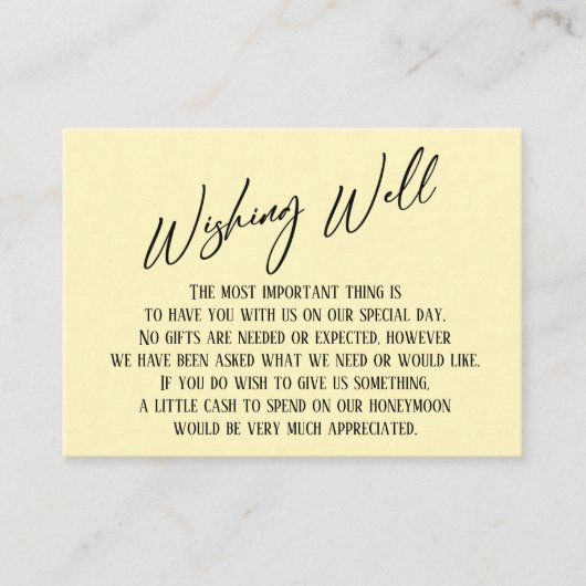 Carte D'accompagnement Ecriture manuscrite moderne et agréable Simple Jau (Devant)