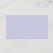Carte D'accompagnement Écriture manuscrite moderne Lavande de billets de (Dos)