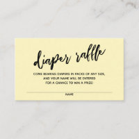 Écriture manuscrite Raffin Ticket Pale Jaune