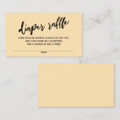 Carte D'accompagnement Écriture manuscrite Refroidisseur Billet Light Pea (Devant / Derrière)