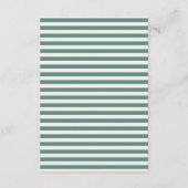 Carte D'accompagnement Écriture manuscrite Script Quirky Green Blue Retro (Dos)