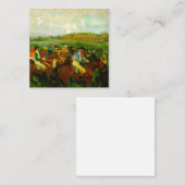 Carte D'accompagnement Edgar Degas Équitation (Devant / Derrière)