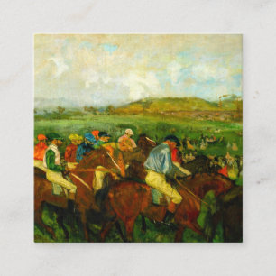 Carte D'accompagnement Edgar Degas Équitation