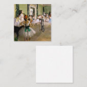 Carte D'accompagnement Edgar Degas La Classe Danse (Devant / Derrière)