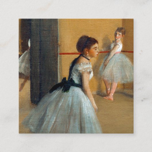 Carte D'accompagnement Edgar Degas Le Foyer de la Danse à l'Opéra (Devant)