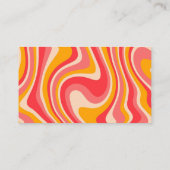 Carte D'accompagnement Editable Retro Super Hippie Fête des mariées moder (Dos)