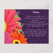 Carte D'accompagnement Eggplant Gerber (Dos)