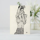 Carte D'accompagnement Egon Schiele - Zeichnungen II. (Debout devant)