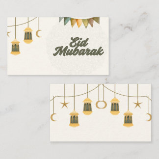 Carte D'accompagnement Eid Mubarak Cards
