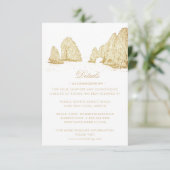 Carte D'accompagnement El Arco Cabo San Lucas Kindly Reply | Meal Options (Debout devant)