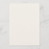Carte D'accompagnement Élégance Botanique Blanche et Sérène (Dos)