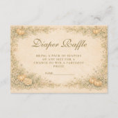 Carte D'accompagnement Élégance de conte de fées pour bébé Shower Diapper (Devant)