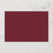 Carte D'accompagnement Élégance Intemporelle Code QR RSVP de Mariage (Dos)