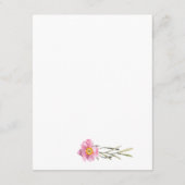 Carte D'accompagnement Élégance simple, détails Mariages (Dos)