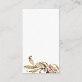 Carte D'accompagnement Élégant Baby shower de chute Déchets Raffle Ticket (Dos)