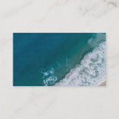 Carte D'accompagnement Elegant Beach Blue Ocean Mariage Registre (Dos)