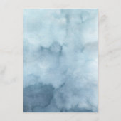 Carte D'accompagnement Elegant Beach Crest Monogram Détails du Mariage (Dos)