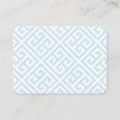 Carte D'accompagnement Elegant Blue Hydrangeas QR Code Fête des mariées R (Dos)