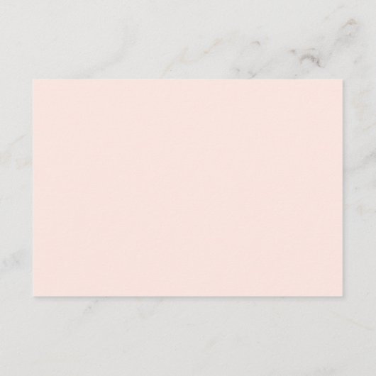 Carte D'accompagnement Elegant Blush et Grey Mariage Détails (Dos)