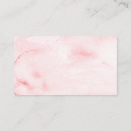 Carte D'accompagnement Élégant Blush Floral Devine Combien (Dos)