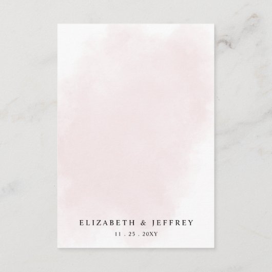 Carte D'accompagnement Élégant Boho Bourgogne Blush Floral Mariage (Dos)