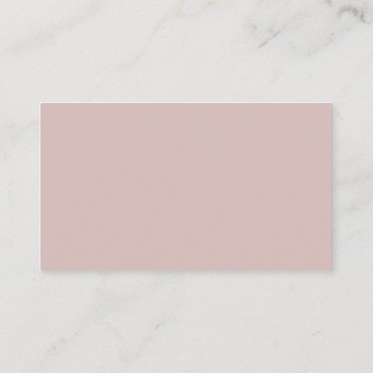 Carte D'accompagnement Elegant Boho Floral Rose Gold Mariage site Web (Dos)